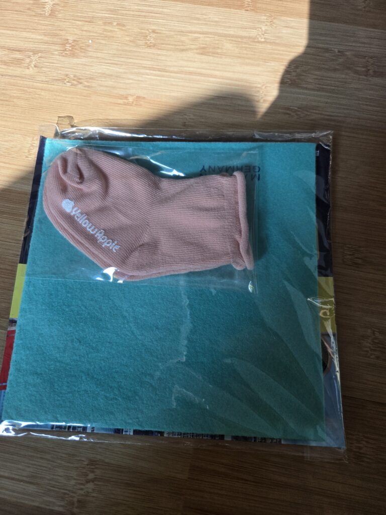 사은품 양말과 행주