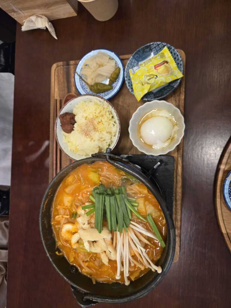 둔산동 몽상 인기 메뉴 화로 나베 모습