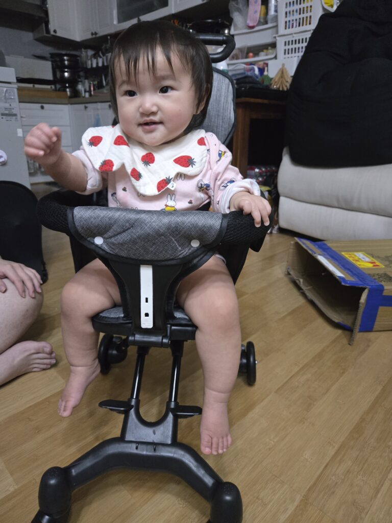 12개월 아기 트라이크 첫 사용 후기