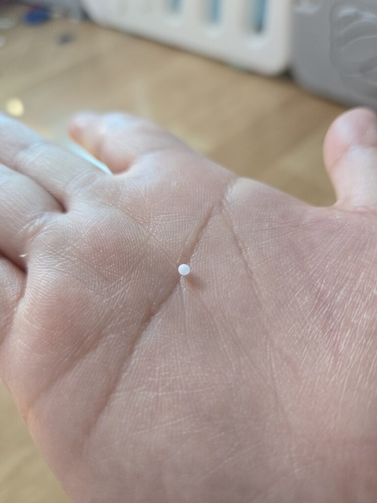 간편하게 먹이는 오사닛캔디 알갱이