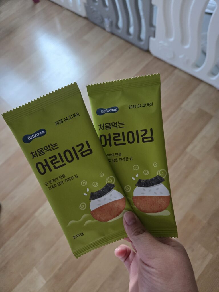 베베쿡 어린이김 오리지널 상세 컷