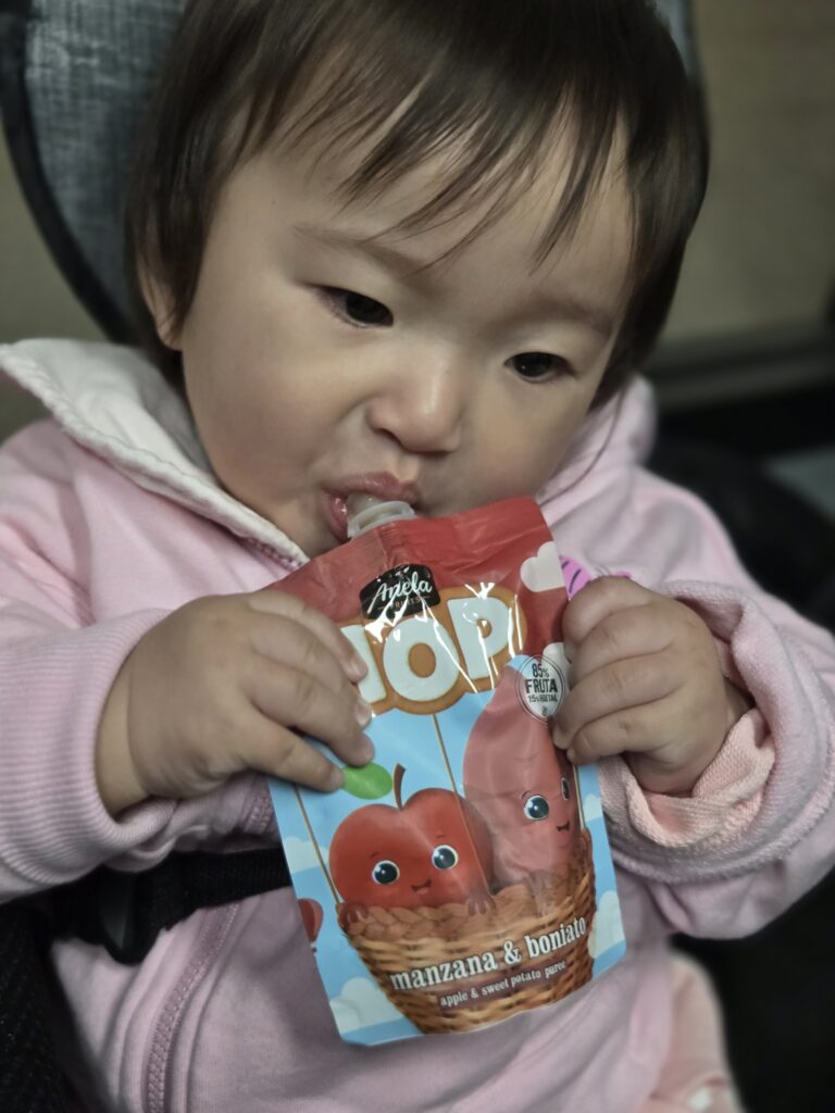 아기 간식으로 좋은 아넬라 퓨레 모습