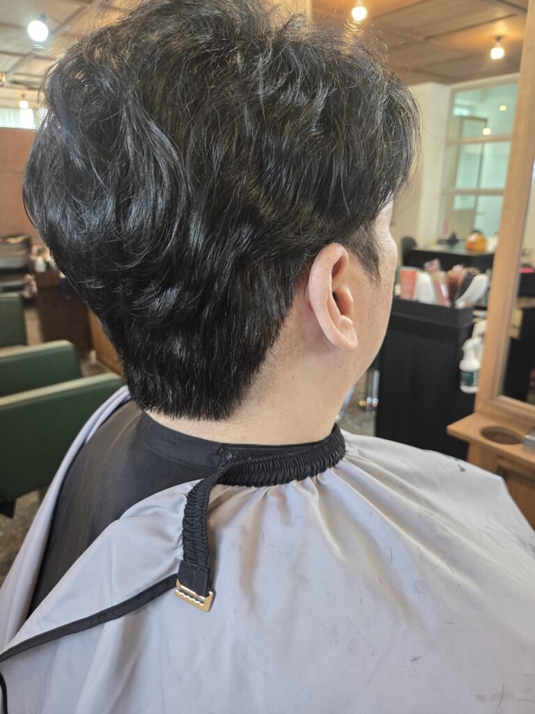 윤진스헤어 드라이 스타일링 모습